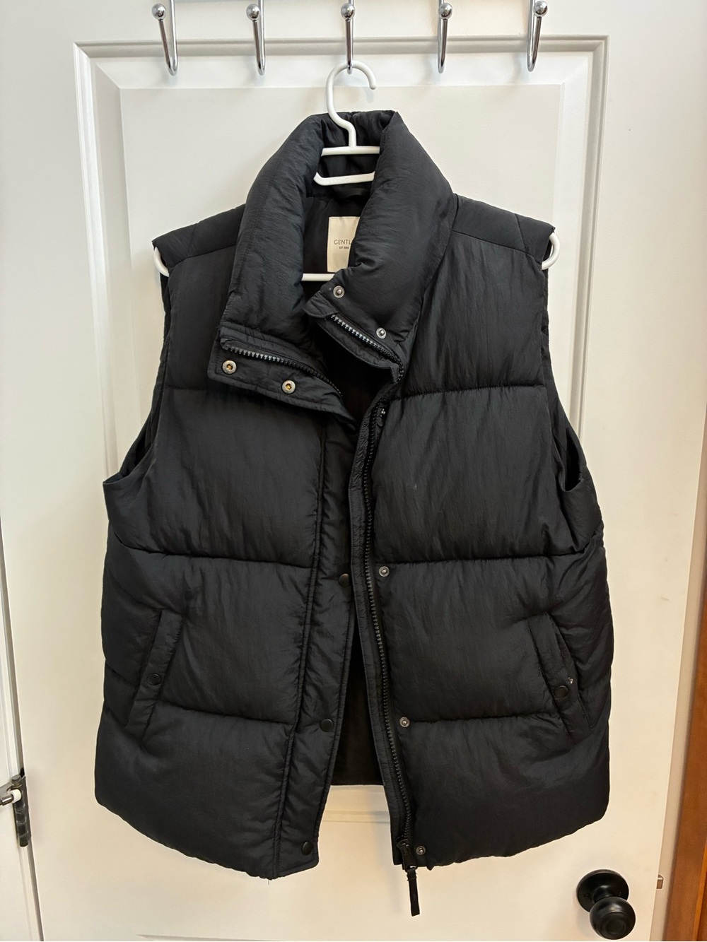 Gentle Fawn Black Quilted Puffer Vest